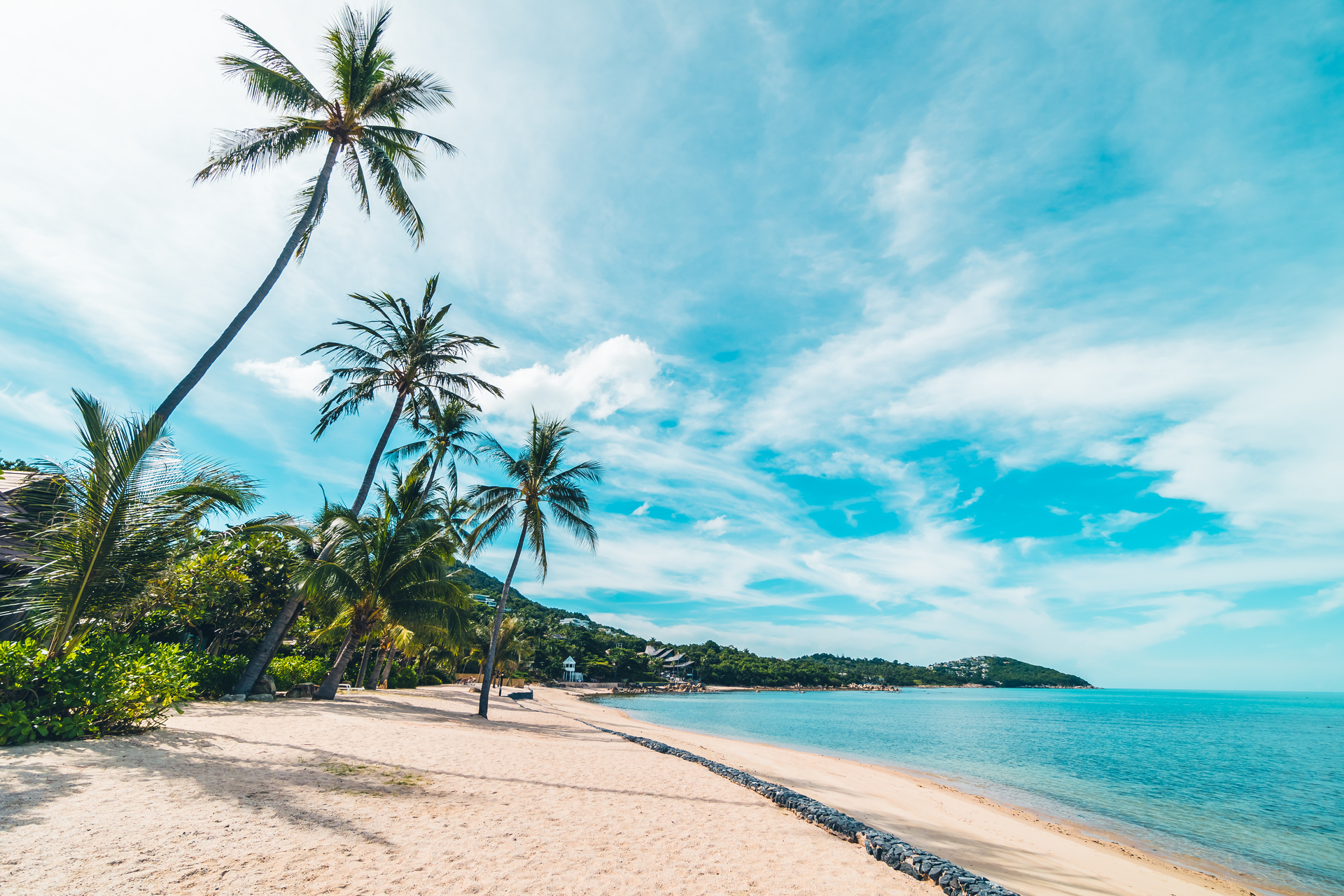 Powder-soft white sand beach in Anguilla